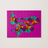 Zomer Fun High Heel Schoenen Legpuzzel (Horizontaal)