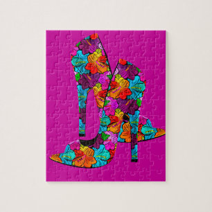 Zomer Fun High Heel Schoenen Legpuzzel