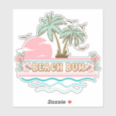 Zomer Fun Tropisch strandleven Sticker (Vel)