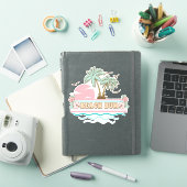 Zomer Fun Tropisch strandleven Sticker (iPad Cover)