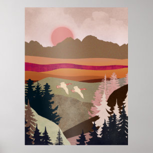 Zomer Ganzen Poster