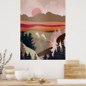 Zomer Ganzen Poster (Keuken)