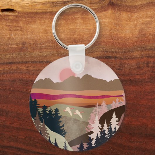 Zomer Ganzen Sleutelhanger (Voorkant)