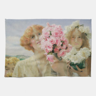Zomer gave van Sir Lawrence Alma-Tadema Theedoek