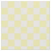 Zomer Geel en Wit Checkerboard Patroon Stof (Close Up)