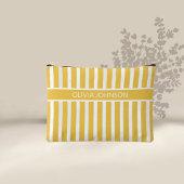 Zomer Geel Gestreepte  Naam Etui