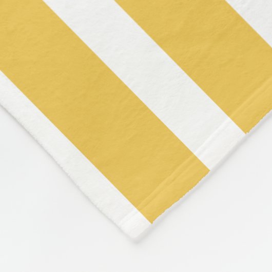 Zomer Geel Gestreepte Naam Fleece Deken (Hoek)