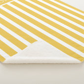 Zomer Geel Gestreepte  Naam Sherpa Deken (3/4)