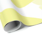 Zomer Geel Groen Botanisch Abstract Cadeaupapier (Rol Hoek)