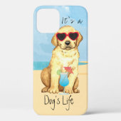 Zomer Geel Lab Hoesje-Mate iPhone Case (Achterkant)