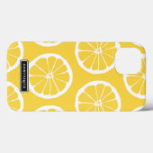 Zomer Gele Citroen Plakken Patroon iPad Case (Achterkant (horizontaal))