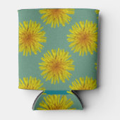 Zomer Gele Paardebloem Bloem op elke kleur Blikjeskoeler (Voorkant)