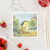 Zomer Gele Schuur Cocktail servet (Insitu)