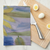 Zomer Gele Zonnebloemen Theedoek (Quarter Fold)