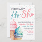 Zomer Gender Reveal Party Kaart (Voorkant)