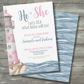 Zomer Gender Reveal Party Kaart