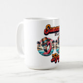 Zomer genieten koffiemok (Voorkant links)