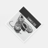 Zomer gepersonaliseerde camping picknick servet (Hoek)