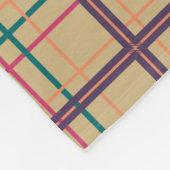 Zomer geruite fleece deken (Hoek)