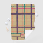 Zomer geruite golfhanddoek (Insitu)