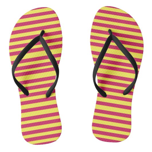 Zomer gestreepte teenslippers (Voetbed)