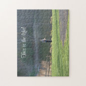 Zomer Gevist in de vijver Legpuzzel (Verticaal)