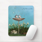Zomer gevoelens Mousepad Muismat (Met muis)