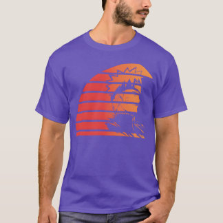 Zomer gezicht anime vintage t-shirt