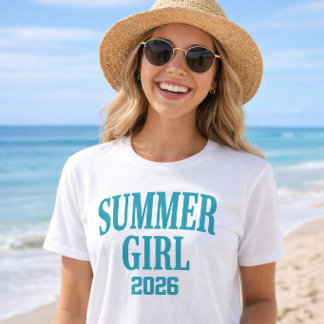 Zomer Girl 2026 Trendy Mode T-shirt