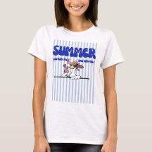 Zomer Goede Vibes Alleen Gans Streep Kunst