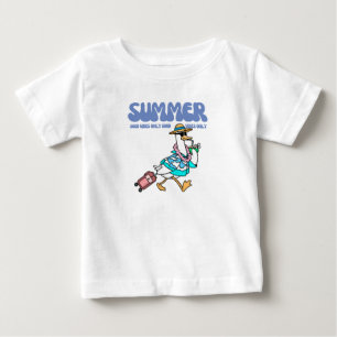 Zomer Goede Vibes Eend Vakantie Kunst