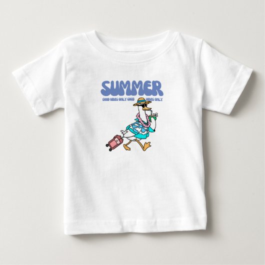 Zomer Goede Vibes Eend Vakantie Kunst (Voorkant)