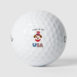 Zomer Golf Uitstapjes 'Feest In De VS' Leuk Moppig Golfballen