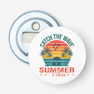 Zomer Golven Vangen Button Flesopener