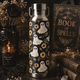 Zomer Goth Geesten & Zonnebloemen Spooky Waterfles