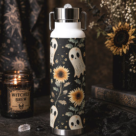 Zomer Goth Geesten & Zonnebloemen Spooky Waterfles