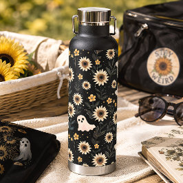 Zomer Goth Geesten & Zonnebloemen Waterfles