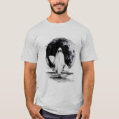 Zomer Goth Ghost Surfer Griezelfeest T-shirt (Voorkant)