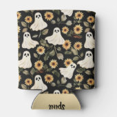 Zomer Gothic Geesten en Zonnebloemen Spooky Blikjeskoeler (Achterkant)