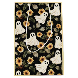 Zomer Gothic Geesten en Zonnebloemen Spooky Medium Cadeauzakje