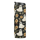 Zomer Gothic Geesten en Zonnebloemen Spooky Thermosbeker (Geroteerd rechts)