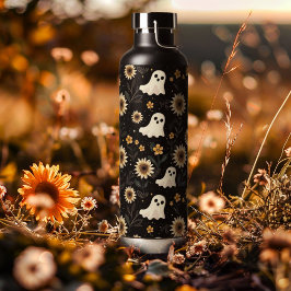 Zomer Gothic Geesten en Zonnebloemen Spooky Waterfles