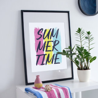Zomer grafisch. poster