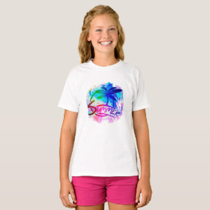 Zomer grafisch t-shirt