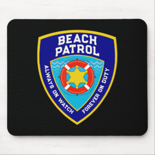 Zomer Grappig Strand Patrol Ocean Forever On Duty Muismat