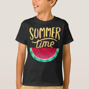 Zomer Grappig Watermeloen Zomer Fruit Graphic T-shirt