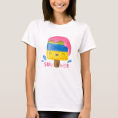 Zomer & grappige vreemde ijslolly t-shirt (Voorkant)
