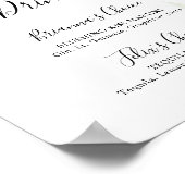 Zomer groen Eucalyptus Signature Dranken Bord Poster (Hoek)