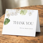 Zomer groen trouw dank je kaart gevouwen kaart