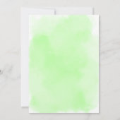 Zomer Groene Limoen Citrus Eerste Verjaardag Kaart (Achterkant)